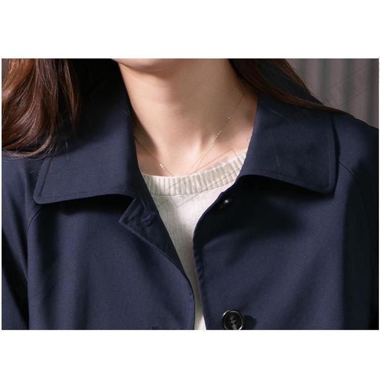 トレンチコート レディース 40代 ミディアム丈ジャケット ステンカラースプリングコート 春コート 長袖アウター 秋服 カジュアル韓国風 通勤バーカー 30代 50代 トレンチコート レディース 40代 ミディアム丈ジャケット ステンカラースプリングコート 春コート 長袖アウター 秋服 カジュアル韓国風 通勤バーカー 30代 50代