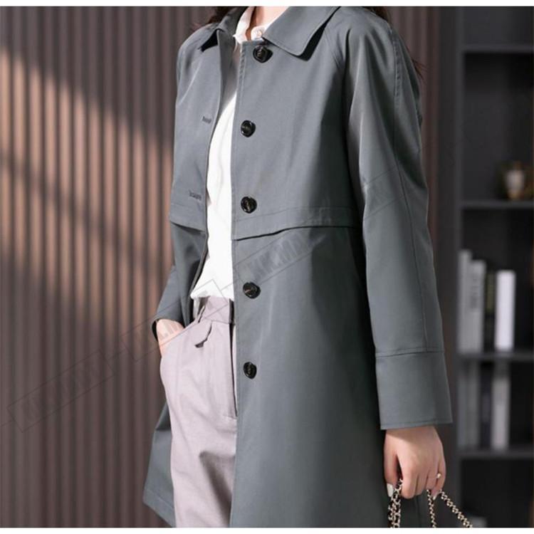 トレンチコート レディース 40代 ミディアム丈ジャケット ステンカラースプリングコート 春コート 長袖アウター 秋服 カジュアル韓国風 通勤バーカー 30代 50代 トレンチコート レディース 40代 ミディアム丈ジャケット ステンカラースプリングコート 春コート 長袖アウター 秋服 カジュアル韓国風 通勤バーカー 30代 50代