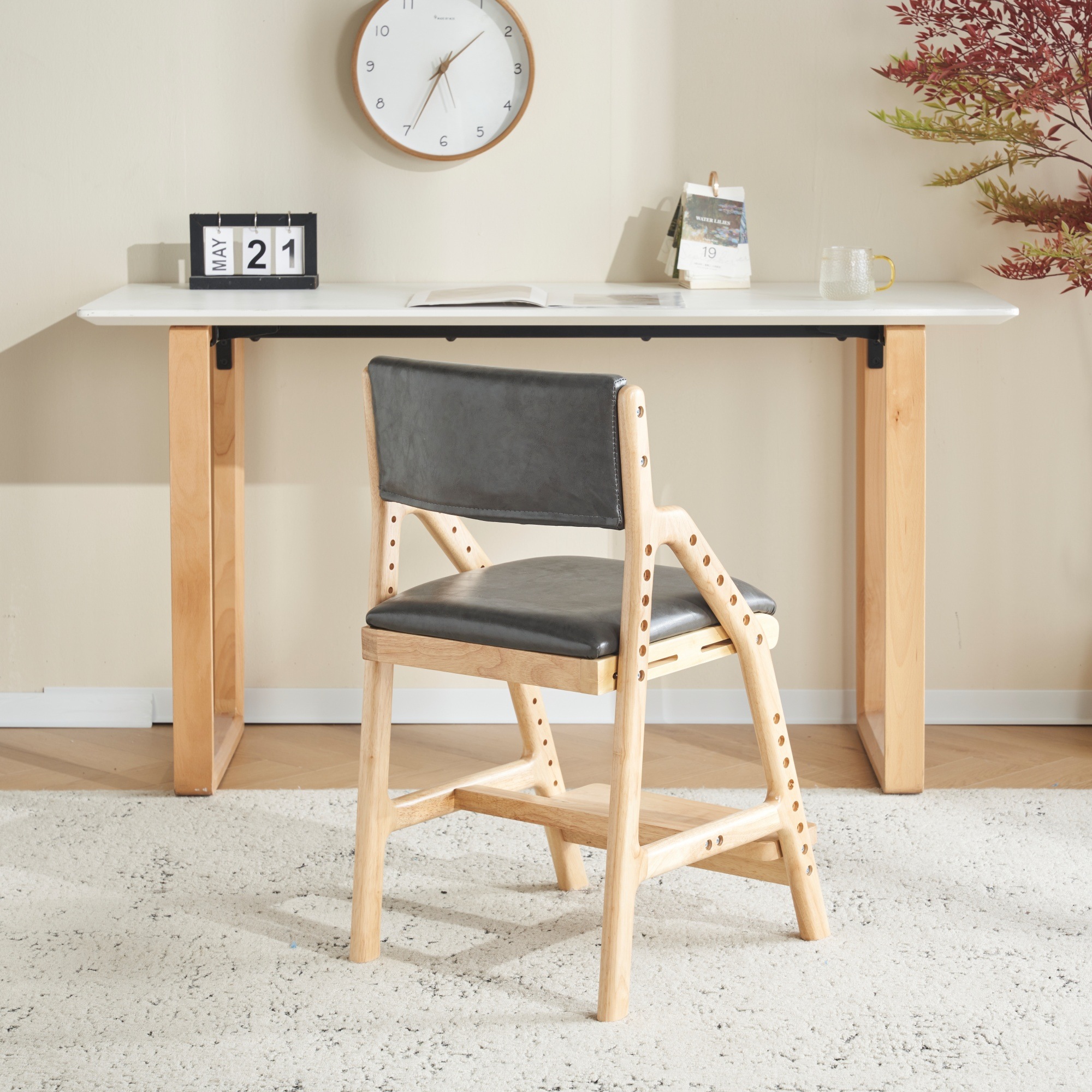 【国内即発送】グレーpu 学習チェア 学習椅子 木製 姿勢 子供 キッズチェア ハイチェア ダイニングチェア 椅子 高さ調整 シンプル コンパクト 組立て 板座 足置 【国内即発送】グレーpu 学習チェア 学習椅子 木製 姿勢 子供 キッズチェア ハイチェア ダイニングチェア 椅子 高さ調整 シンプル コンパクト 組立て 板座 足置