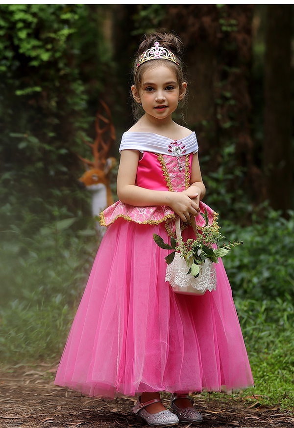 オーロラ姫　変更ドレスピンク　専用出品 公式】ディズニーストア.jp | オーロラ姫 キッズ用ドレス リボン