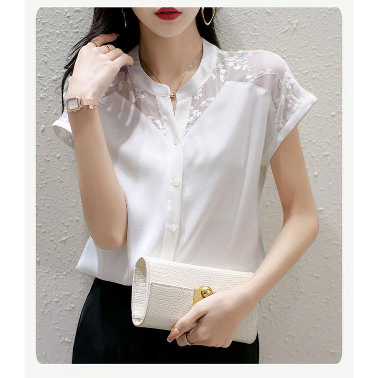 夏新作ブラウス レディース 夏 フレンチ袖 トップス シャツ フリル プルオーバー レース刺繍 通勤 きれいめ オフィスカジュアル かわいい おしゃれ 透け感 大人 夏新作ブラウス レディース 夏 フレンチ袖 トップス シャツ フリル プルオーバー レース刺繍 通勤 きれいめ オフィスカジュアル かわいい おしゃれ 透け感 大人