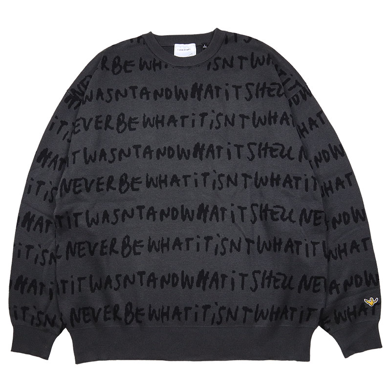 マークゴンザレス ニット (What it isNt)MARK GONZALES ジャガード セーター トップス メンズ レディース ブランド 大きいサイズ おしゃれ マークゴンザレス ニット (What it isNt)MARK GONZALES ジャガード セーター トップス メンズ レディース ブランド 大きいサイズ おしゃれ