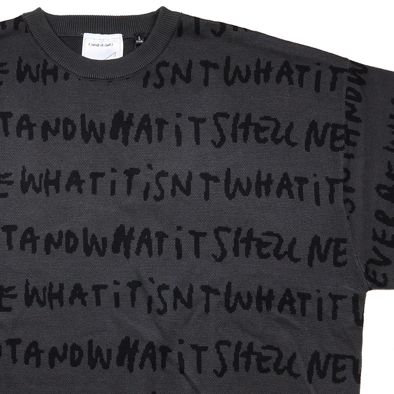 マークゴンザレス ニット (What it isNt)MARK GONZALES ジャガード セーター トップス メンズ レディース ブランド 大きいサイズ おしゃれ マークゴンザレス ニット (What it isNt)MARK GONZALES ジャガード セーター トップス メンズ レディース ブランド 大きいサイズ おしゃれ