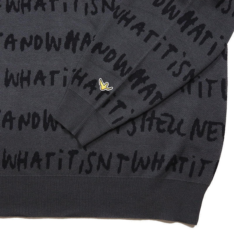 マークゴンザレス ニット (What it isNt)MARK GONZALES ジャガード セーター トップス メンズ レディース ブランド 大きいサイズ おしゃれ マークゴンザレス ニット (What it isNt)MARK GONZALES ジャガード セーター トップス メンズ レディース ブランド 大きいサイズ おしゃれ