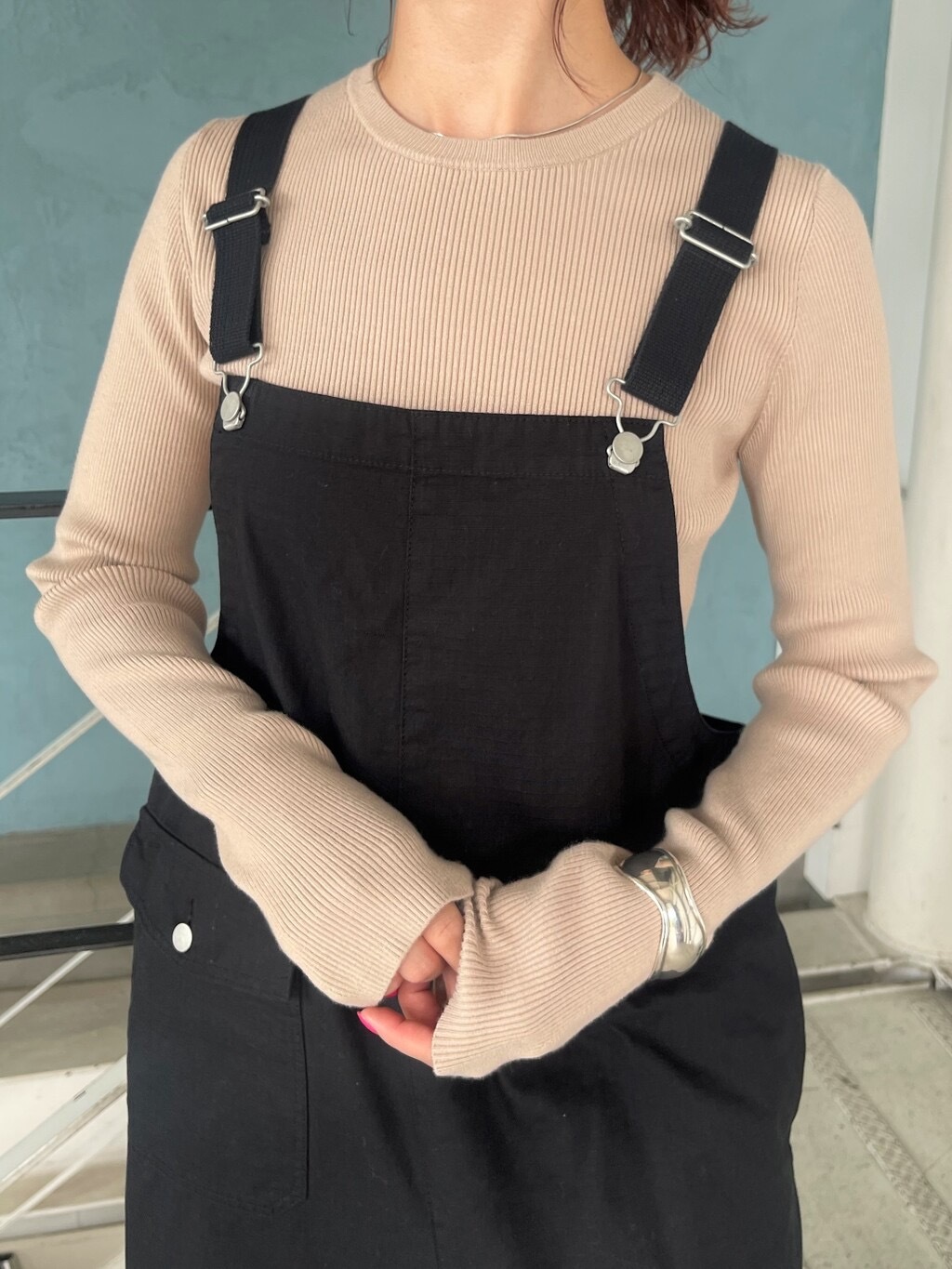 Spick and Span リップストップオーバーオール Spick and Span