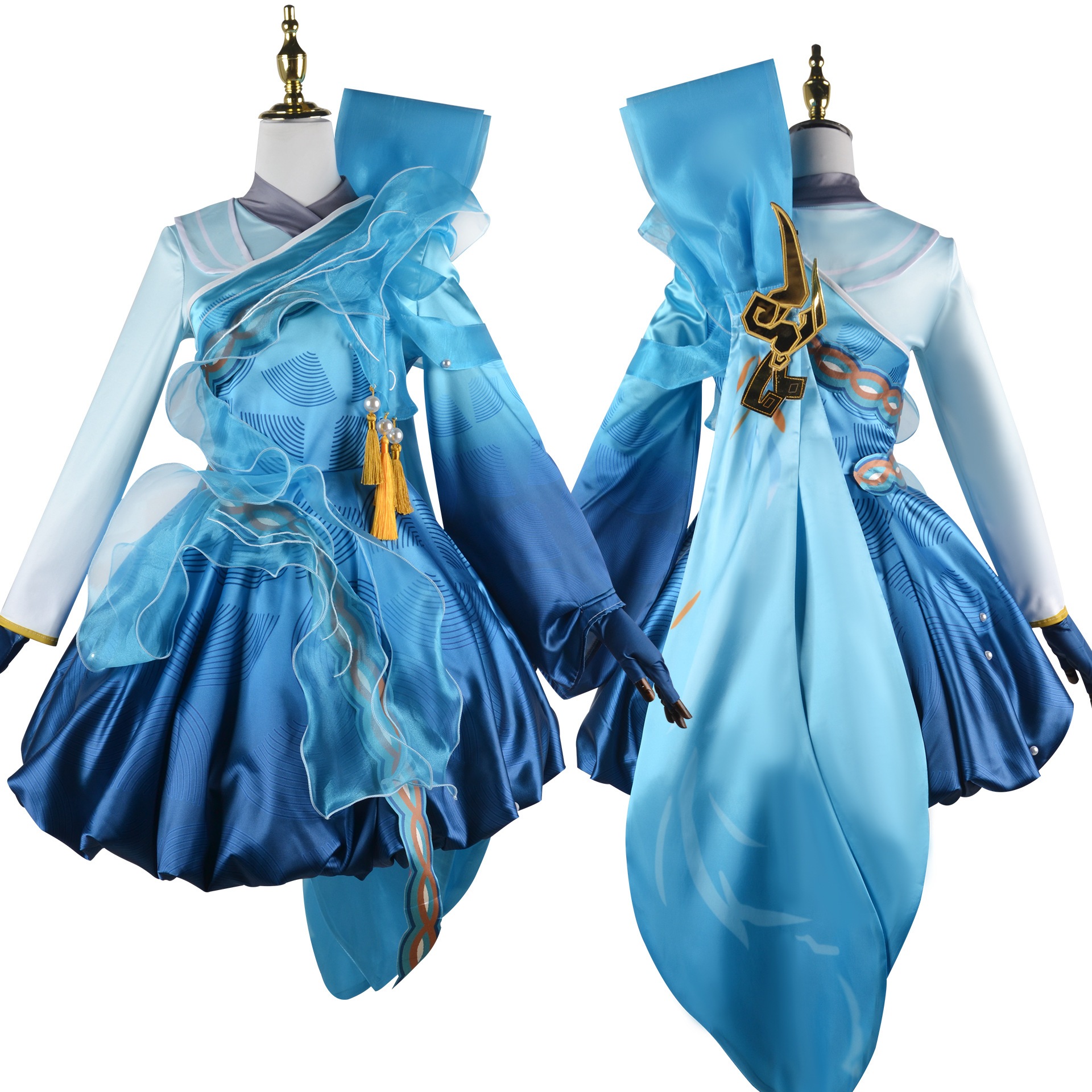 Cos王者栄光cos服山海経瑶碧波行コスプレローリ少女服