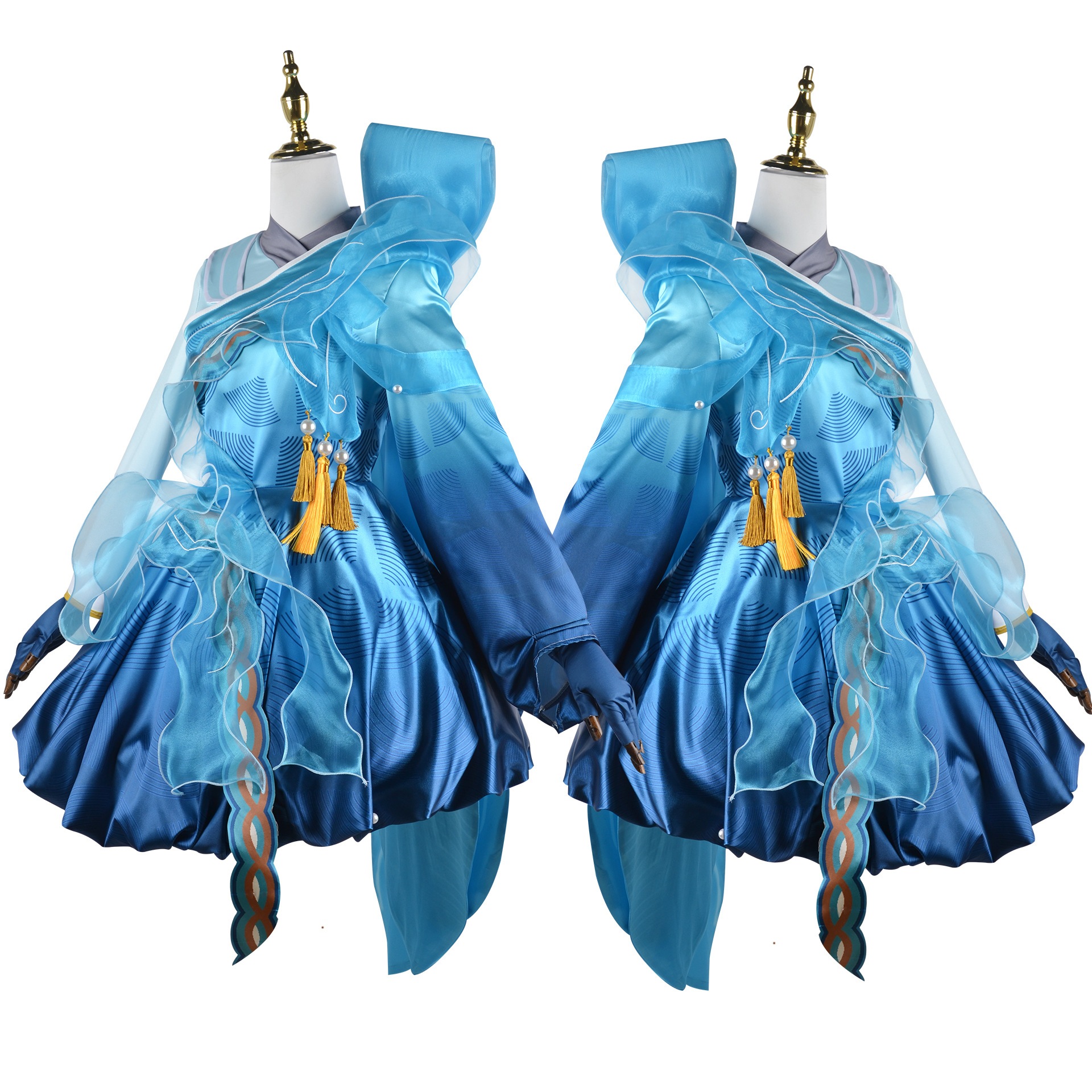 Cos王者栄光cos服山海経瑶碧波行コスプレローリ少女服