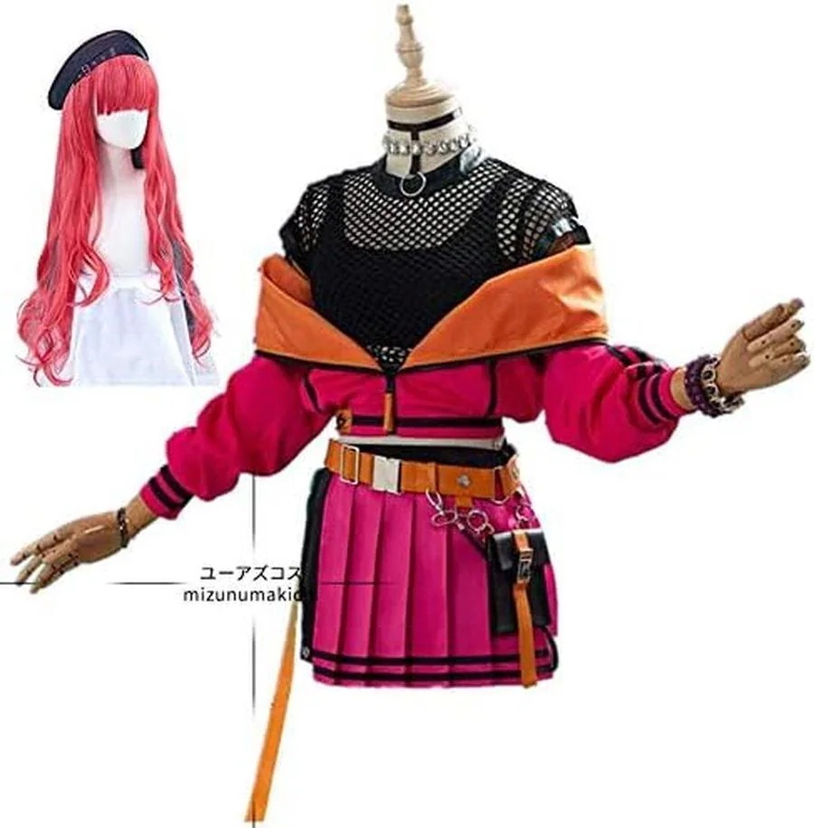 コスプレ衣ウィッグ靴付きパラドックスライブアンフォークナー女子ホステス常服ParadoxLiveAnneFaulkner風キャンデー少女イベントパーティー変