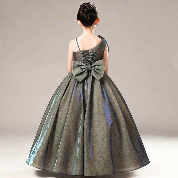 【 2025】ピアノ発表会 ドレス ロング丈 子供ドレス ワンピース お姫様 着やせ 上品 エレガント 女の子 結婚式 子供 フォーマル キッズドレス