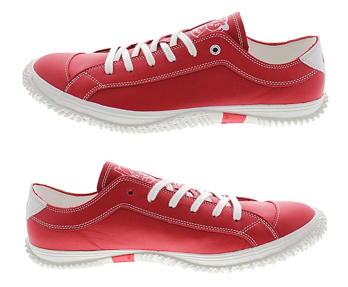 正規品 スニーカー SPM-250 ホワイト/レッド 69 正規品 スニーカー SPM-250 ホワイト/レッド 69