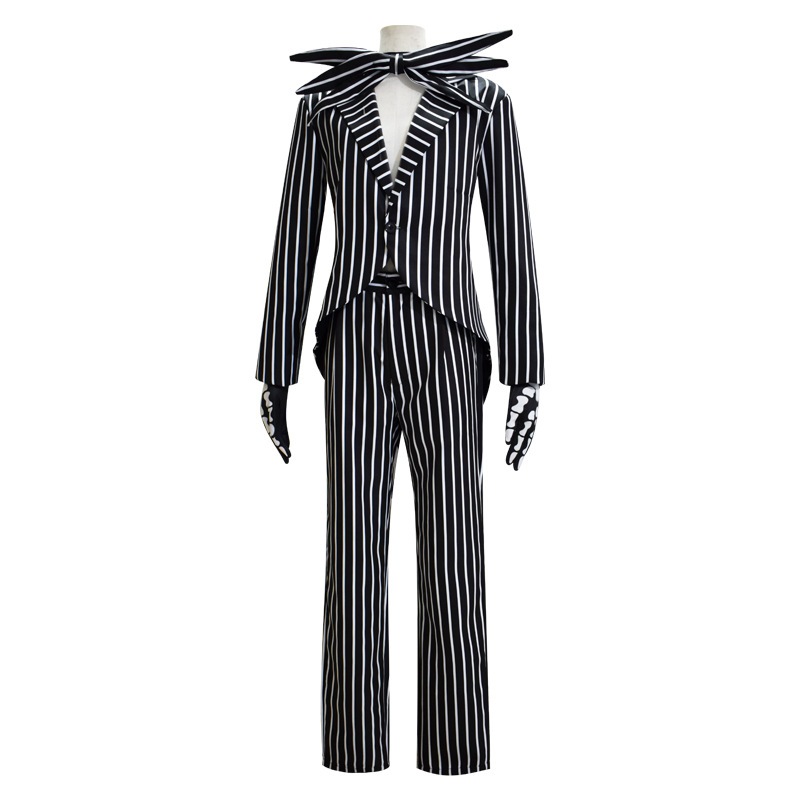 ハロウィン衣装 クリスマスイブに驚きのドクロジャックセット コスプレ衣装