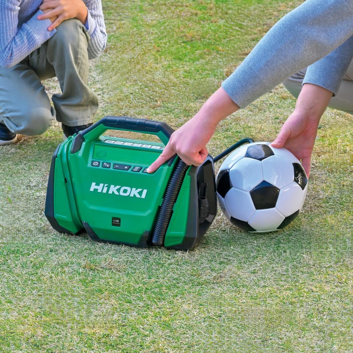 【在庫有・即納】 HiKOKI ハイコーキ 18V コードレス 空気入れ UP18DA(NN) 【蓄電池・充電器別売】ボール 空気抜き 【在庫有・即納】 HiKOKI ハイコーキ 18V コードレス 空気入れ UP18DA(NN) 【蓄電池・充電器別売】ボール 空気抜き