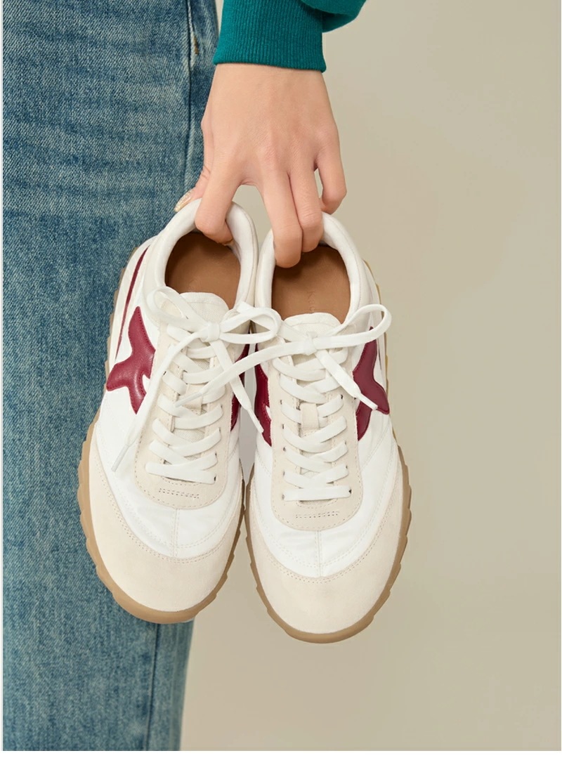 再入荷商品レディーススニーカー ニュージーランド鹿革インソール 羊革裏地 無地デザイン 4色展開 牛革+カーフスエード 軽量 通気性抜群 22.5cm~25cm対応【KACEY DEVLIN】 再入荷商品レディーススニーカー ニュージーランド鹿革インソール 羊革裏地 無地デザイン 4色展開 牛革+カーフスエード 軽量 通気性抜群 22.5cm~25cm対応【KACEY DEVLIN】