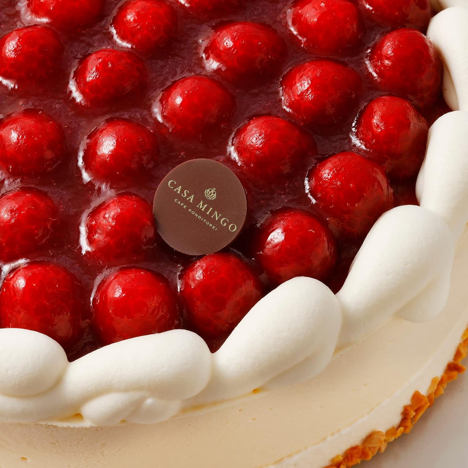 洋菓子店カサミンゴー 最高級洋菓子 シュス木苺 レアチーズケーキ 誕生日プレート無し 15cm 洋菓子店カサミンゴー 最高級洋菓子 シュス木苺 レアチーズケーキ 誕生日プレート無し 15cm