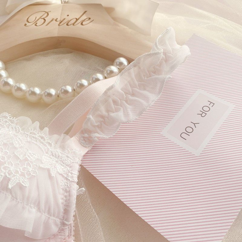 ガールズ 甘くてキュートで快適なブラセットビッグスチールリング付きスチールリング下着レーススタイル製薄型カップ ガールズ 甘くてキュートで快適なブラセットビッグスチールリング付きスチールリング下着レーススタイル製薄型カップ