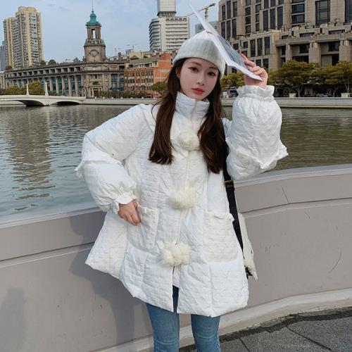 【即納】ダウンジャケット レディース ダウン ショート丈 アウター 中綿コート レディース ショートダウン 韓国 無地 ガーリー 秋 冬 長袖 可愛い キルティング フリル ポンポン フェイクファー 【即納】ダウンジャケット レディース ダウン ショート丈 アウター 中綿コート レディース ショートダウン 韓国 無地 ガーリー 秋 冬 長袖 可愛い キルティング フリル ポンポン フェイクファー
