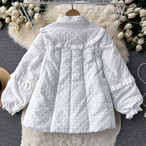 【即納】ダウンジャケット レディース ダウン ショート丈 アウター 中綿コート レディース ショートダウン 韓国 無地 ガーリー 秋 冬 長袖 可愛い キルティング フリル ポンポン フェイクファー 【即納】ダウンジャケット レディース ダウン ショート丈 アウター 中綿コート レディース ショートダウン 韓国 無地 ガーリー 秋 冬 長袖 可愛い キルティング フリル ポンポン フェイクファー