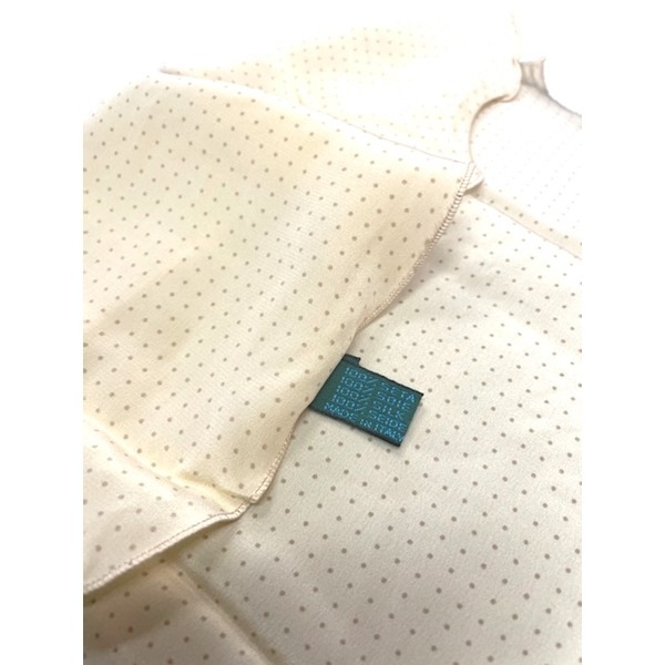 ファクトリー イタリア製 シルク100%ポケットチーフ ハンカチーフ パステルピンク×フォグブルー ファクトリー イタリア製 シルク100%ポケットチーフ ハンカチーフ