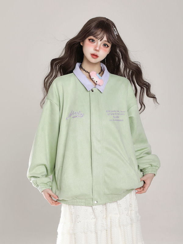 Qoo10] 2025 秋冬 長袖 ジャケット かわい