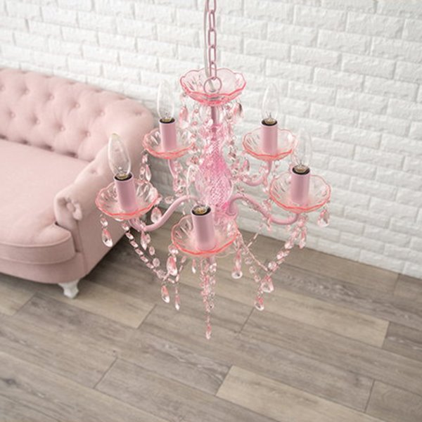 シャンデリア 5灯 小型 ミニ アクリル製 白熱灯付き LED対応 おしゃれ ペンダントライト 天井照明器具 シャンデリア 5灯 小型 ミニ アクリル製 白熱灯付き LED対応 おしゃれ ペンダントライト 天井照明器具