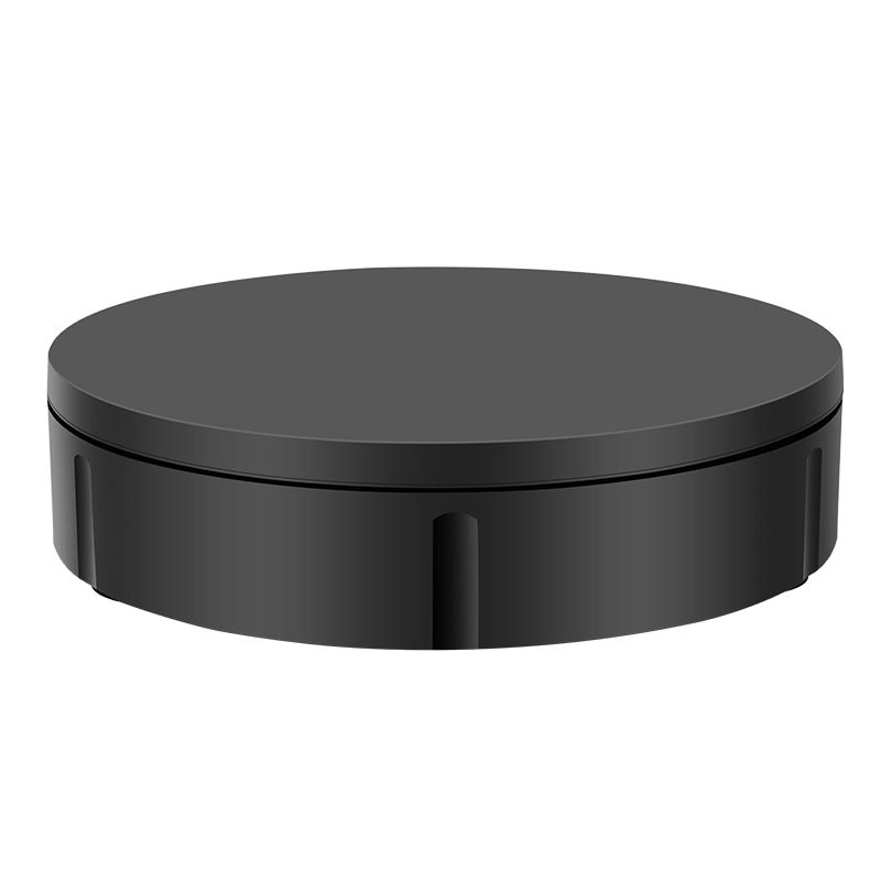 回転式ディスプレイスタンドリモコンD22cm50KG-ロード可能な電気360度回転写真ジュエリーターンテーブルスタンドブラックYS220B