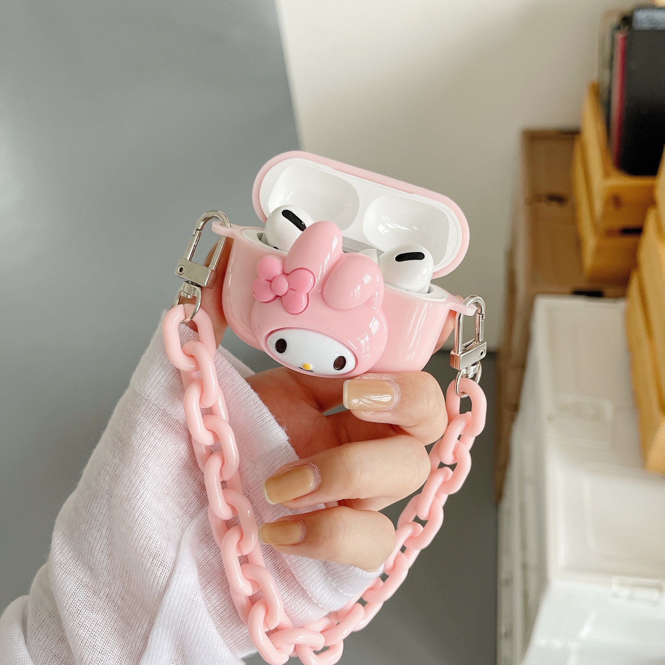 サンリオ【極速出荷】【無料限定】速やかに出荷AirPods proケース可愛い アニメ漫画 ブレスレット マイメロディAirPods12ケース