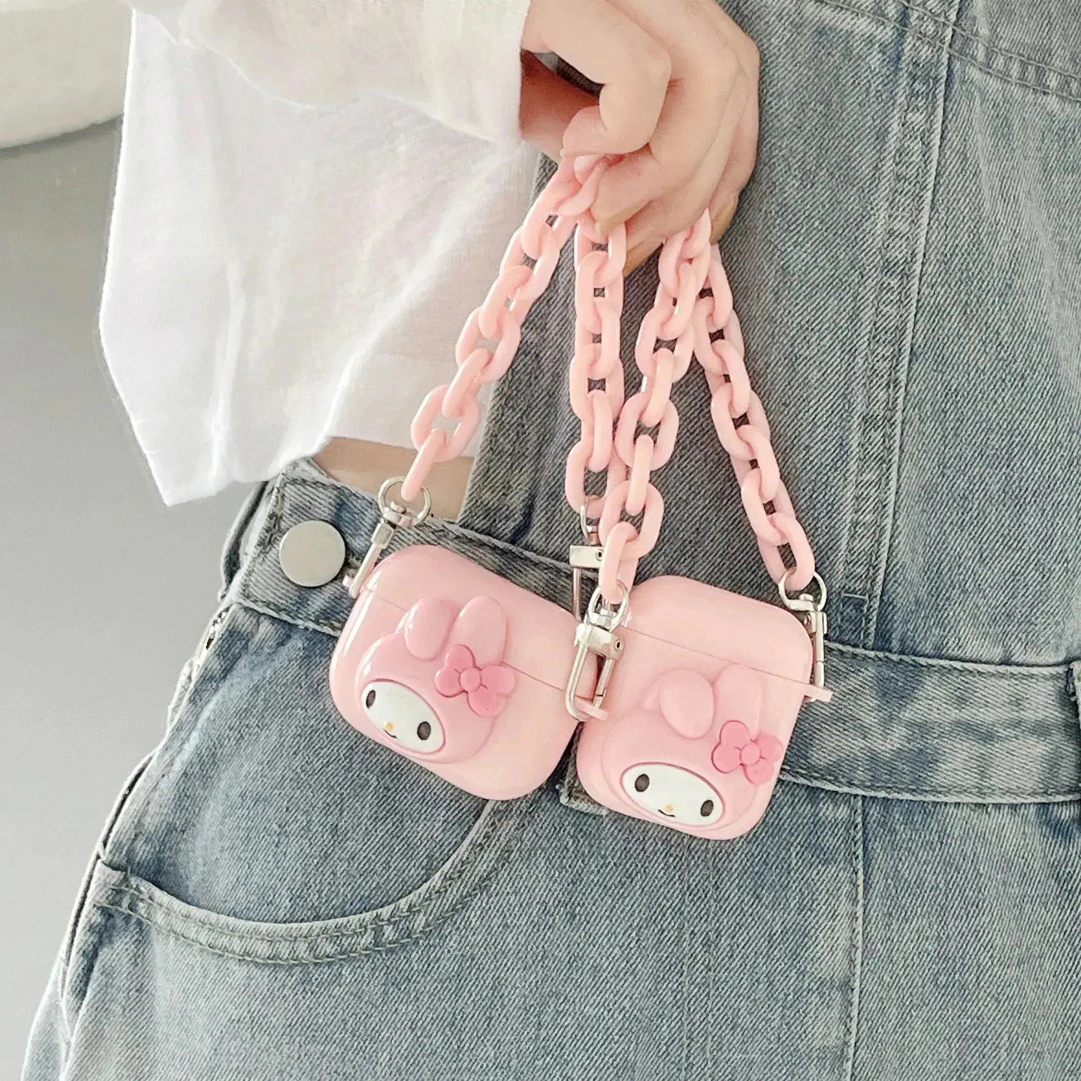 サンリオ【極速出荷】【無料限定】速やかに出荷AirPods proケース可愛い アニメ漫画 ブレスレット マイメロディAirPods12ケース