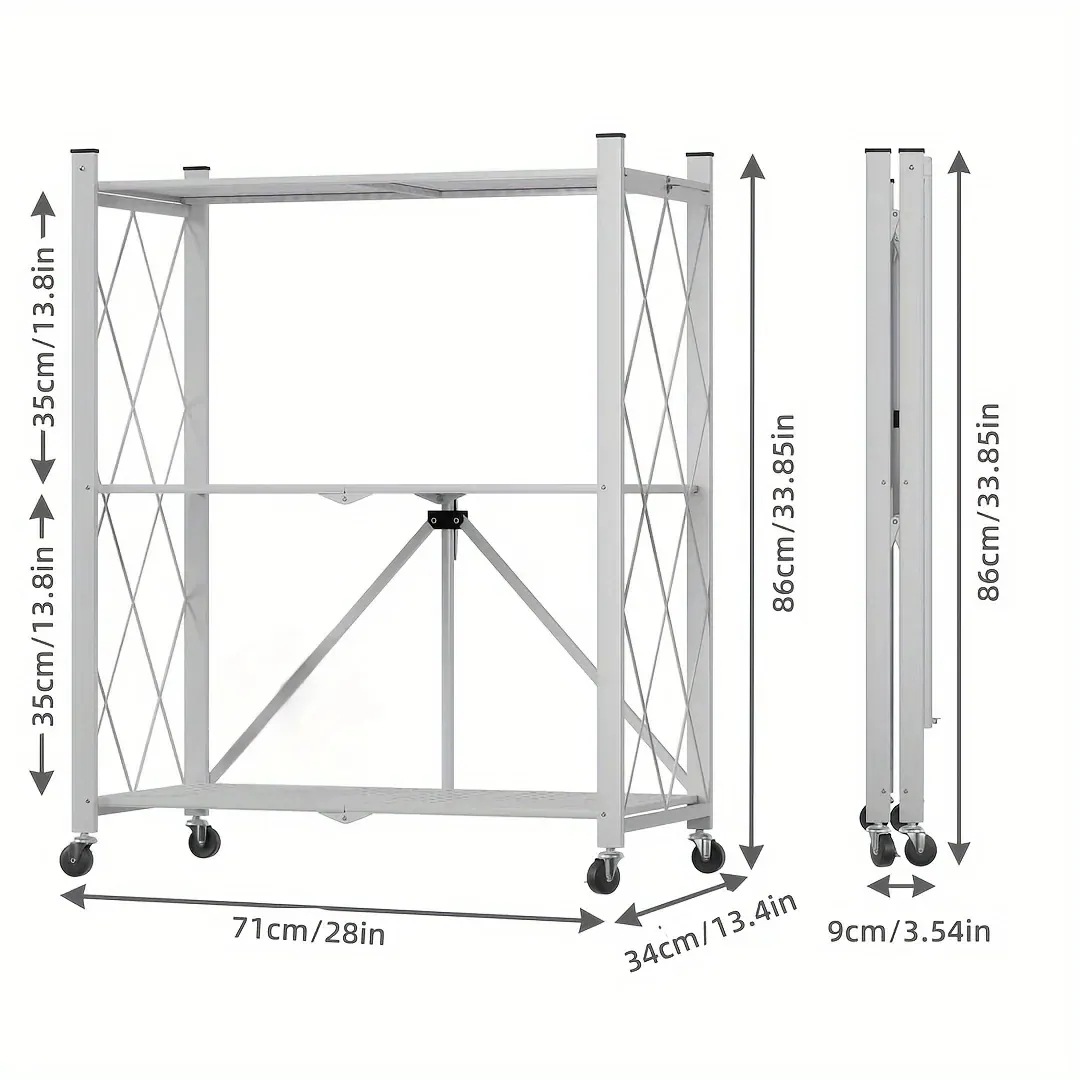 インストール不要 リムーバブル折りたたみ折りたたみ電子レンジ収納ラック車輪付きローリング取り外し可能なカートラック多層金属製収納ラック家庭用多目的オーガナイザーシェルフ自宅の寝室バス インストール不要 リムーバブル折りたたみ折りたたみ電子レンジ収納ラック車輪付きローリング取り外し可能なカートラック多層金属製収納ラック家庭用多目的オーガナイザーシェルフ自宅の寝室バス