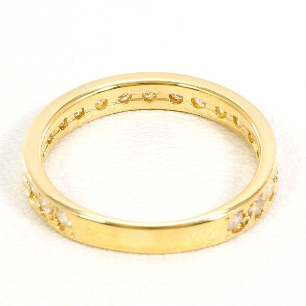 K18 18金 YG イエローゴールド リング 指輪 9.5号 ダイヤ 0.50 ジュエリー 中古 K18 18金 YG イエローゴールド リング 指輪 9.5号 ダイヤ 0.50 ジュエリー 中古