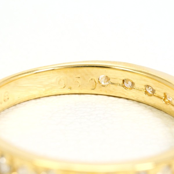 K18 18金 YG イエローゴールド リング 指輪 9.5号 ダイヤ 0.50 ジュエリー 中古 K18 18金 YG イエローゴールド リング 指輪 9.5号 ダイヤ 0.50 ジュエリー 中古