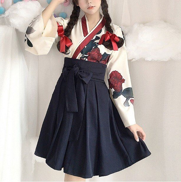 ハロウィン ハロインナイト ゴスロリ 着物 スーツ 袴 フラワー 花柄 プリント柄 ネイビー レッド ハロウィン ハロインナイト ゴスロリ 着物 スーツ 袴 フラワー 花柄 プリント柄 ネイビー レッド