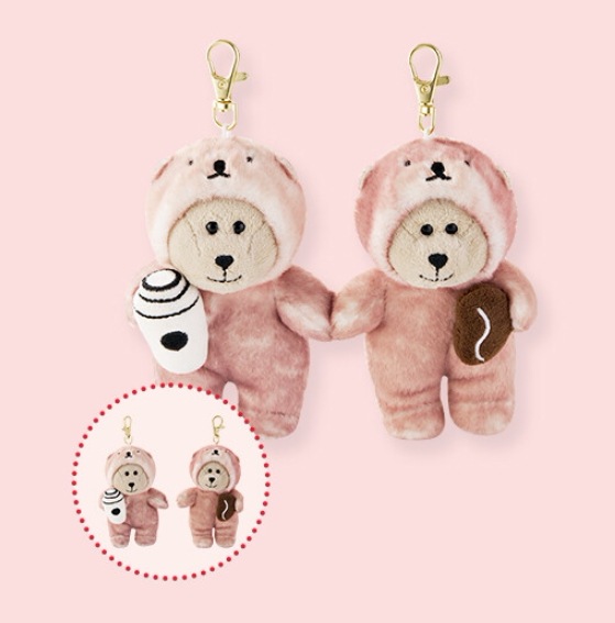 [25Valentine] Lovely Otter Keychain Set (2P)