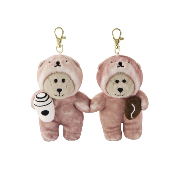 [25Valentine] Lovely Otter Keychain Set (2P)