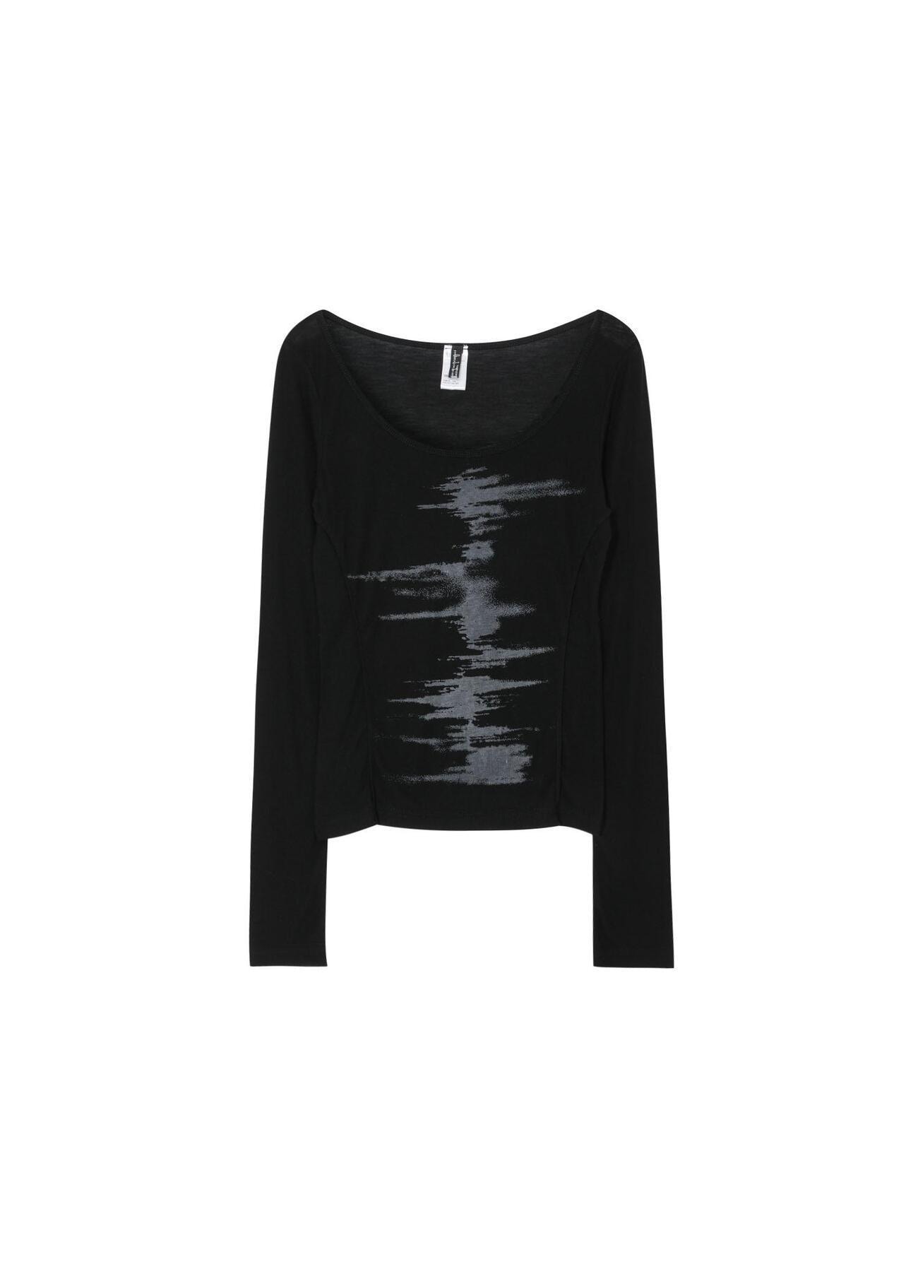 新品 正規品!!  bohemian seoul NOISE PRINTED LINE LONG SLEEVE Tシャツ トップス