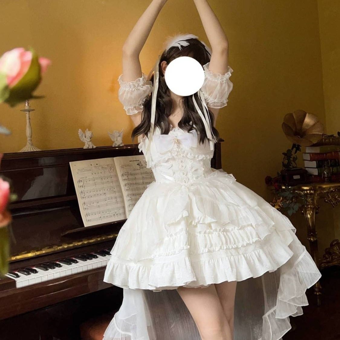 小さなスーツ sugar Girl新作オリジナルデザインロリータドレス Jskサスペンダードレスサマードレス 小さなスーツ sugar Girl新作オリジナルデザインロリータドレス Jskサスペンダードレスサマードレス