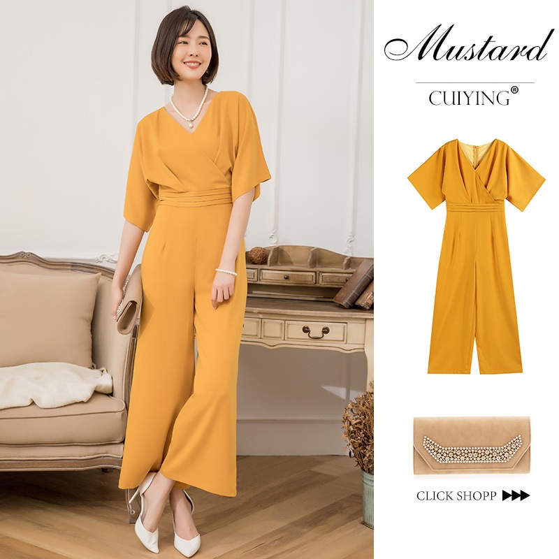 新しい日本の女性服エレガントなソリッドカラーvネックスリムフィットスリムジャンプスーツ88331 新しい日本の女性服エレガントなソリッドカラーvネックスリムフィットスリムジャンプスーツ88331