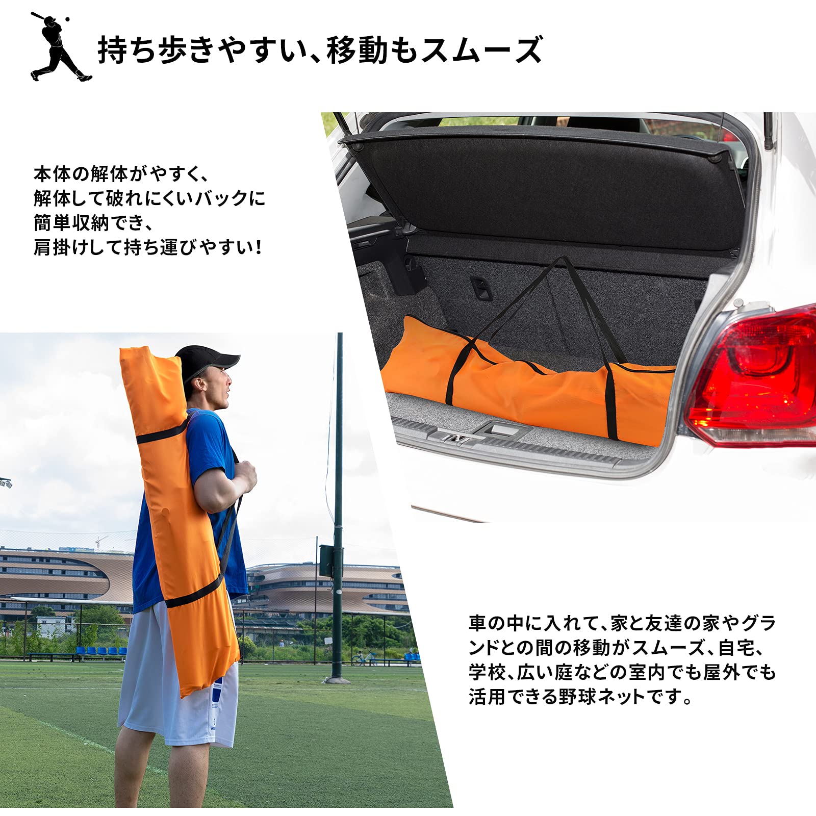 野球ネット 練習用 バッティングネット 改良 反射ストラップ付き ピッチングネット スチール製 野球器具 硬式/軟式対応 打撃 投球 防球ネット ソフトボール練習ネット トレーニング 組み立て簡単 折 野球ネット 練習用 バッティングネット 改良 反射ストラップ付き ピッチングネット スチール製 野球器具 硬式/軟式対応 打撃 投球 防球ネット ソフトボール練習ネット トレーニング 組み立て簡単 折