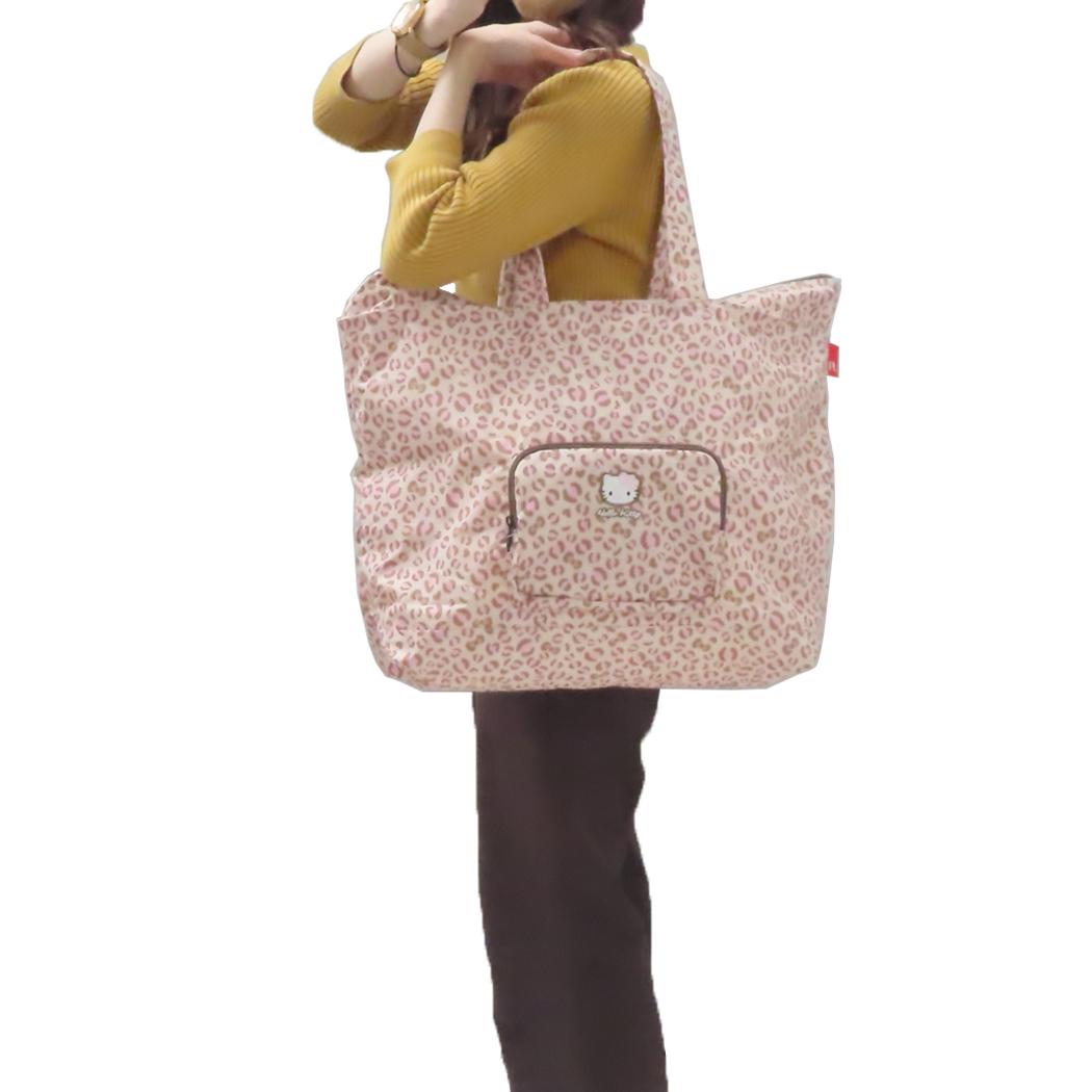 ハローキティ ボストンバッグ IP GRD GRANDE パッカブルバッグ leopard ハローキティ ボストンバッグ IP GRD GRANDE パッカブルバッグ leopard