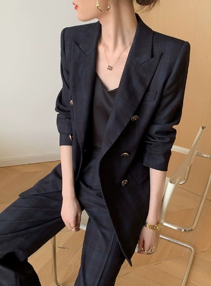 トップス パンツ セットアップ ジャケット スーツ 長袖 襟付き 上下セット 2点セット 大人可愛い きれいめ 上品 おしゃれ かっこいい クール モード系 無地 オールシーズン 入学式 入園式