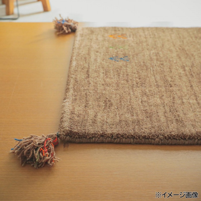 シンプルギャッベマット AYAKA(アヤカ) 玄関マット 70×120cm ブラウン「GSCD802985」 シンプルギャッベマット AYAKA(アヤカ) 玄関マット 70×120cm ブラウン「GSCD802985」