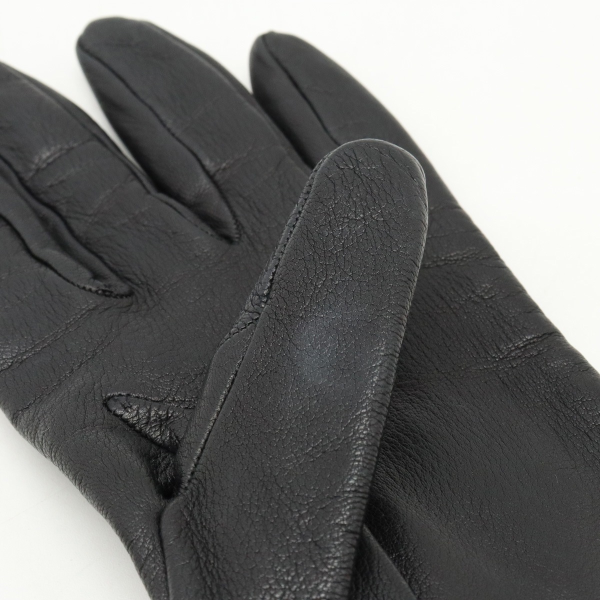 Hロゴ グローブ 革手袋 レザー ブラック 黒 # Hロゴ グローブ 革手袋 レザー ブラック 黒 #