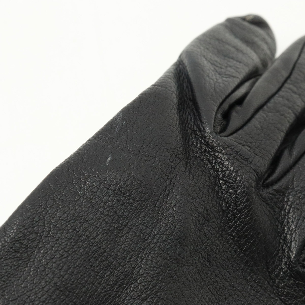 Hロゴ グローブ 革手袋 レザー ブラック 黒 # Hロゴ グローブ 革手袋 レザー ブラック 黒 #