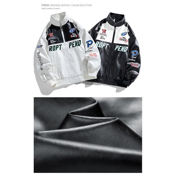 スタジャン　バイカー　ジャケット Liugoo Leathers 本革 レザ-バイカースタジャン メンズ リューグー