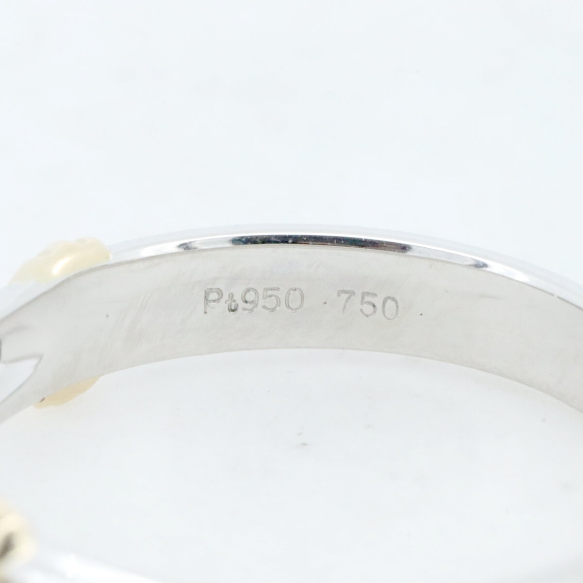 ダイヤモンド 16号 リング 指輪 Pt950(プラチナ)/K18YG(18金 イエローゴールド) 質屋出品