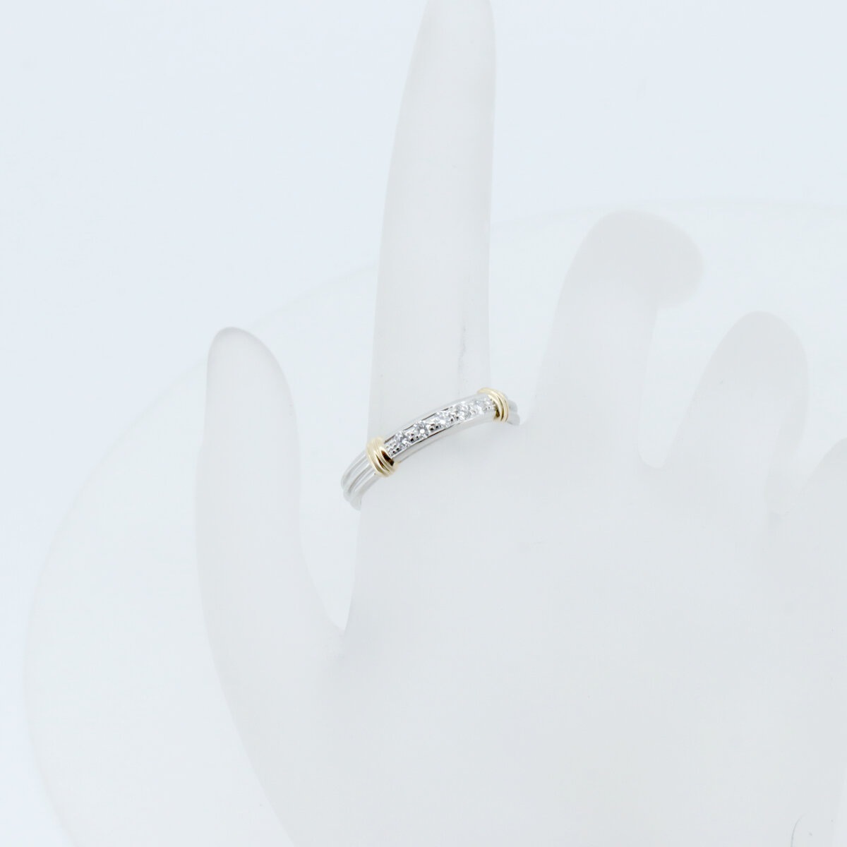 ダイヤモンド 16号 リング 指輪 Pt950(プラチナ)/K18YG(18金 イエローゴールド) 質屋出品