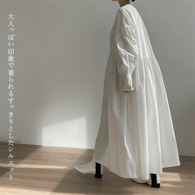 ワンピース シャツワンピース プリーツワンピース レディース 長袖 マキシ丈 フレア ゆったり 体型カバー 春 上品 ロングワンピース ロング丈 リラックス 上質感 立体的 シンプル ホワイト ブラ ワンピース シャツワンピース プリーツワンピース レディース 長袖 マキシ丈 フレア ゆったり 体型カバー 春 上品 ロングワンピース ロング丈 リラックス 上質感 立体的 シンプル ホワイト ブラ