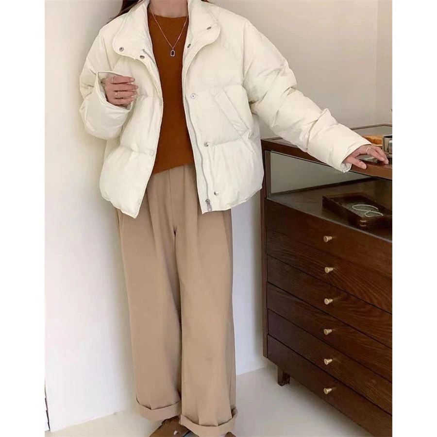 入荷中綿コート レディース ック 防寒コート ショット丈 ダウンジャケット アウター 防寒 防風 厚手 暖かい お出かけ 通勤 通学