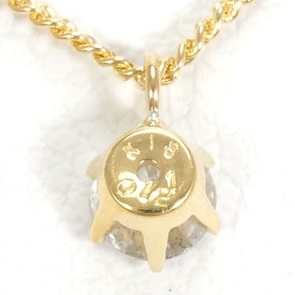 K18 18金 YG イエローゴールド ネックレス ダイヤ 0.121 ジュエリー 中古 K18 18金 YG イエローゴールド ネックレス ダイヤ 0.121 ジュエリー 中古