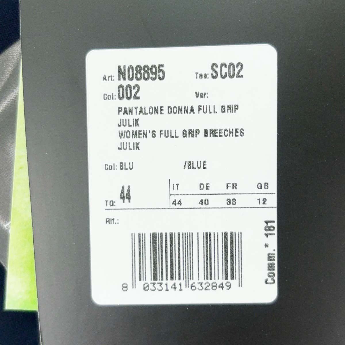 【中古・未使用品】EQUILINE エクイライン JULIK FullGrip B-MOVE textile スリムフィット フルグリップ キュロット I44 ネイビー N08895 レディース 乗馬 【中古・未使用品】EQUILINE エクイライン JULIK FullGrip B-MOVE textile スリムフィット フルグリップ キュロット I44 ネイビー N08895 レディース 乗馬