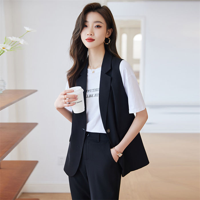 セットアップ カジュアル 春夏 事務服 パンツスーツ ベスト&パンツ 2点セット ママスーツ 入園式 入学式 フォマール ビジネススーツ OL女性 オフィス レディース スーツセット ノースリーブ 夏 セットアップ カジュアル 春夏 事務服 パンツスーツ ベスト&パンツ 2点セット ママスーツ 入園式 入学式 フォマール ビジネススーツ OL女性 オフィス レディース スーツセット ノースリーブ 夏